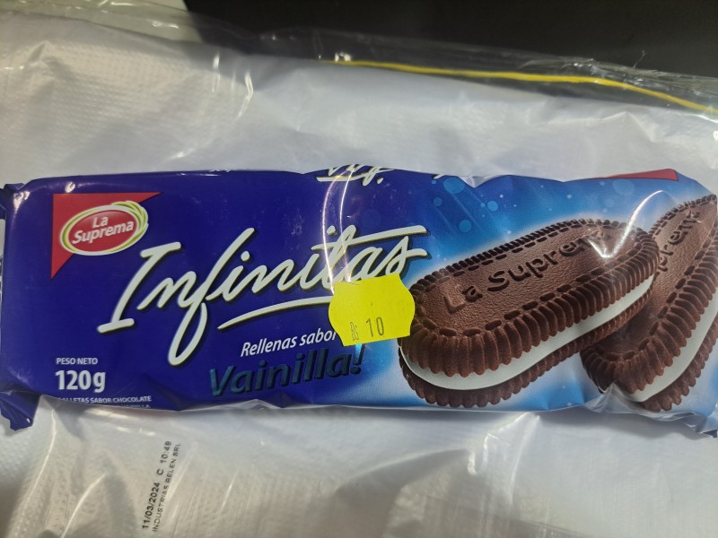 infinitas vainillas grandes 120g