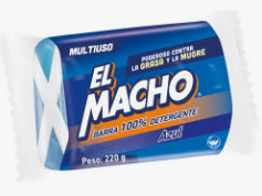 Jabon EL MACHO Verde-Azul