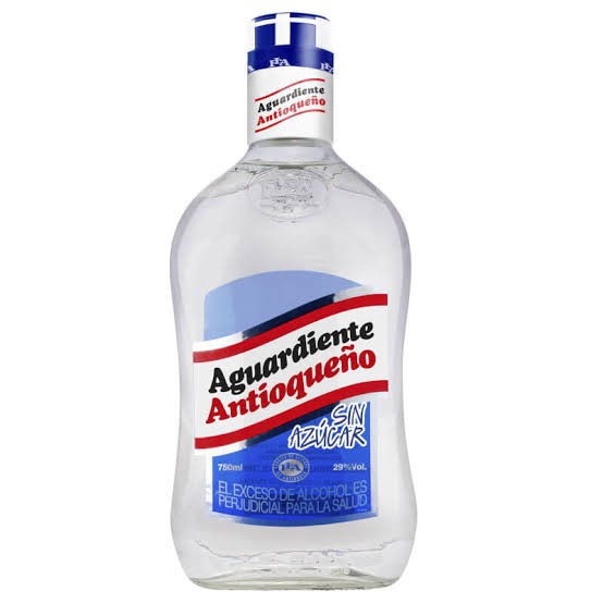 AGUARDIENTES SIN AZUCAR DE 750ML