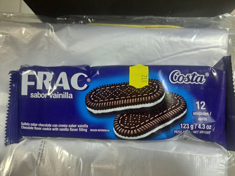 Frac Vainilla grande 12 unid
