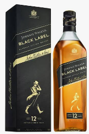 J0HNNIE WALKER BLACK LABEL 1LT