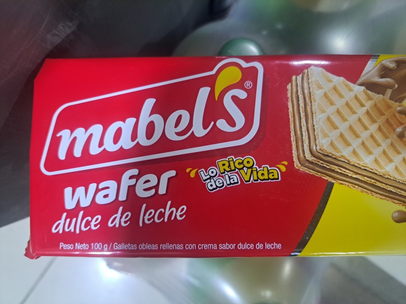 Water dulce de leche grande Mabel 100 g