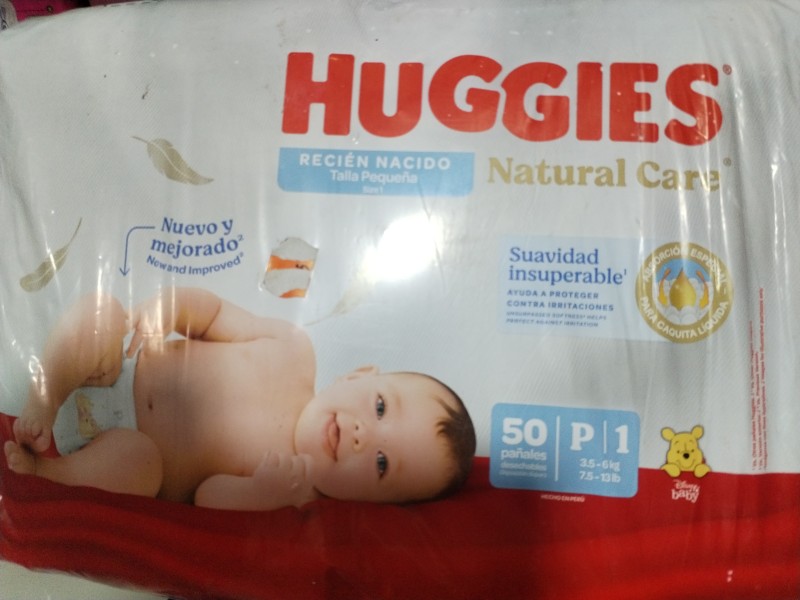 Pañal Huggies P. 50 u.
