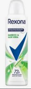 rexona aloe vera en aerosol 150ml. mujer
