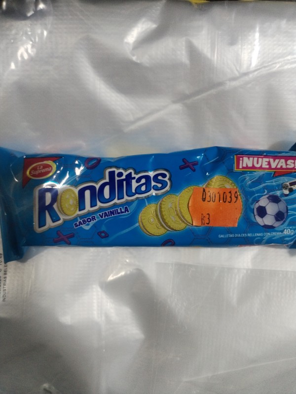 Rondita sabor vainilla 40 G