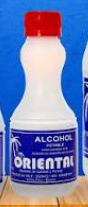 Alcohol Oriental tapa Roja 1/4