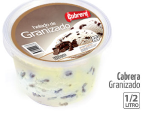 helado cabrera 1/2 Lts Granizado