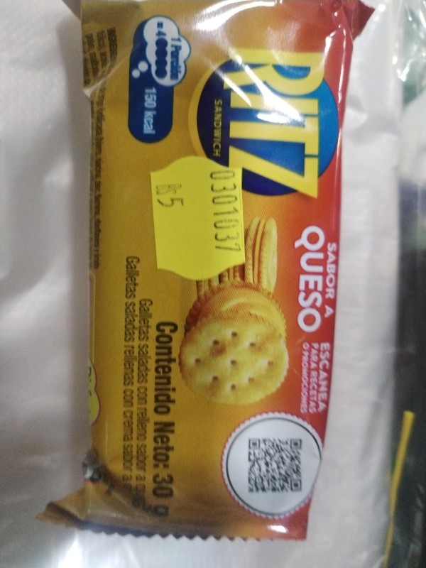 Ritz sándwich queso 30 G