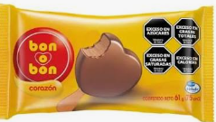 bon o bon paleta corazon chocolate con leche