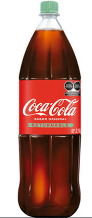 RETORNABLE DE 2.5 LITRO COCA COLA
