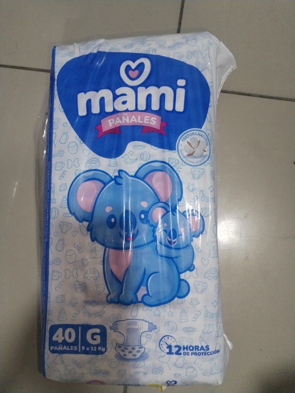 Pañal mami talla  G 40u.